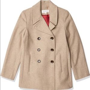 Calvin Klein double breasted peacoat
